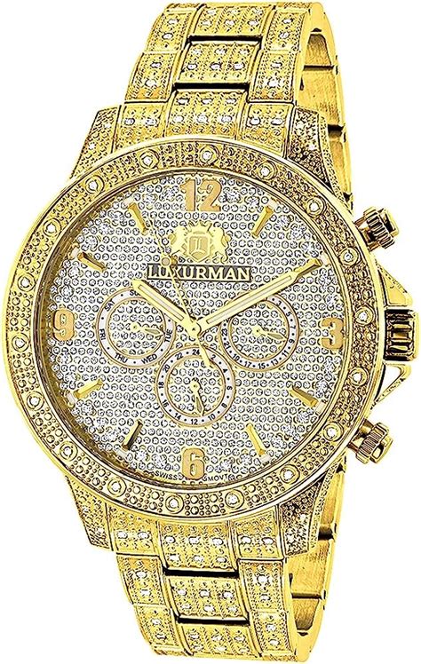 luxurman diamond watch fake|luxurman diamond watch 18k.